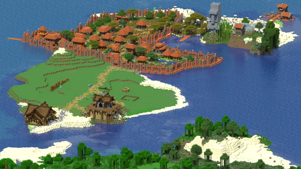 Render of GF and I's vanilla world :)