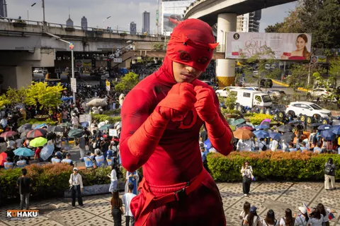 Cosplayers at EDSA 40 Rally