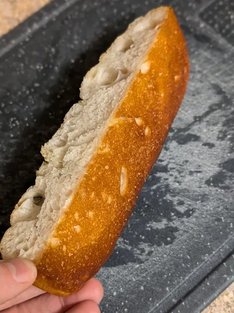 [Homemade] Italian sandwich on homemade focaccia