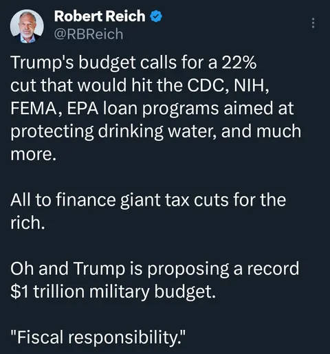 Fiscal responsibility means screwing the people