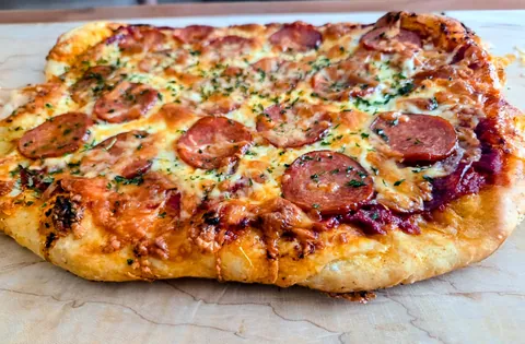 My first ever Homemade Pizza