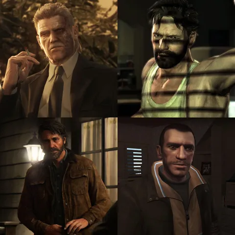 Playing as depressed middle aged men is my favorite video game genre 