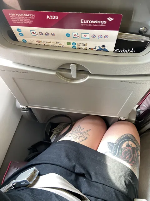 This amount of legroom should be illegal. I'm only 6'1