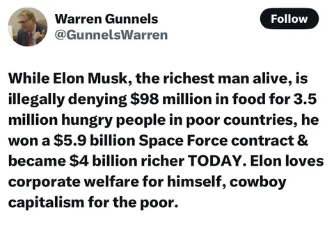 A sad state of affairs!