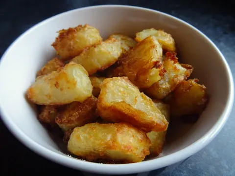 First time making crispy roast potatoes