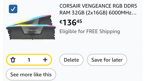 And in some twisted turn of events, corsair rgb ram is.. the cheapest option??