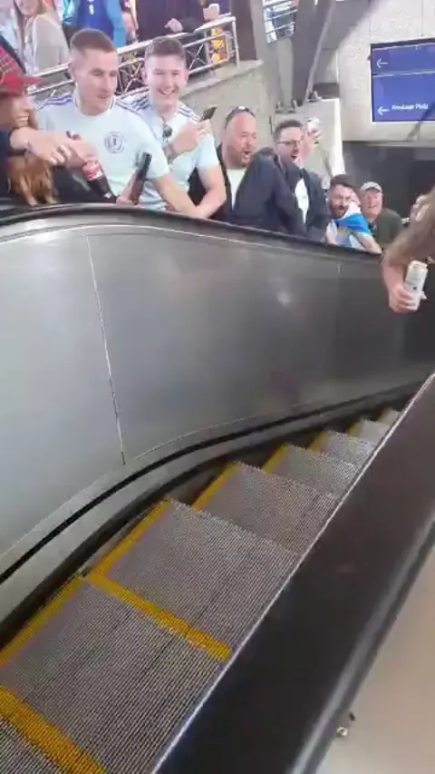 Scottish fan fighting for his life