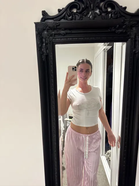 my shirt got wet and your dad could see my...