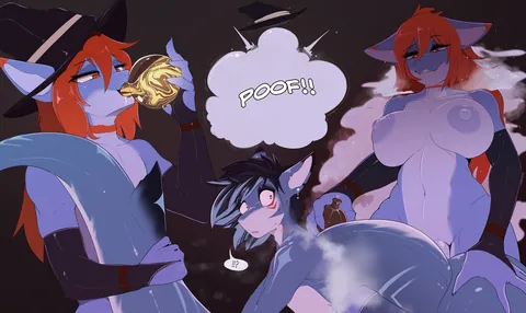 Oro &amp; Derio Potion Play (art by Oro and Kakhao)