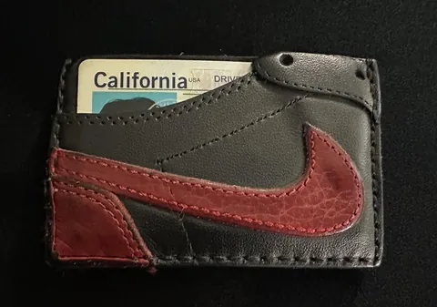 My wallet is made from a 2016 Banned Jordan 1