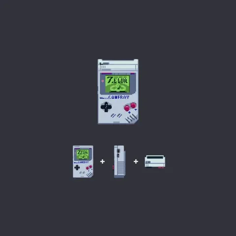 Gameboy on Pixelart.