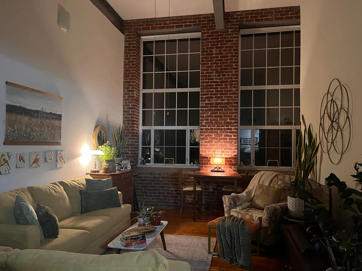 My spot along a river in an old mill.