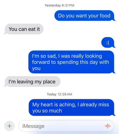 Got broken up with on Christmas