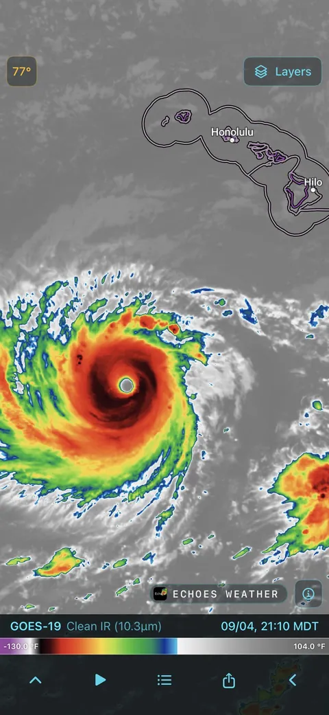 Hurricane Lowell reaches category 5 strength