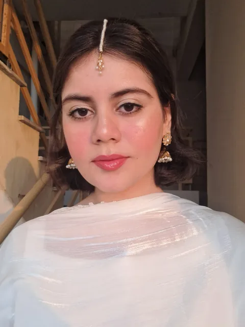 My attempt at simple South Asian wedding makeup