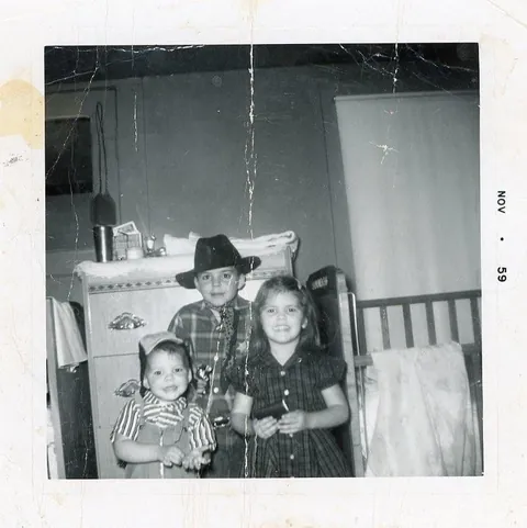 my grandfather in rural oklahoma circa 1950's