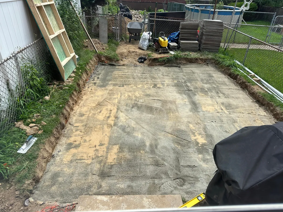 I built a patio