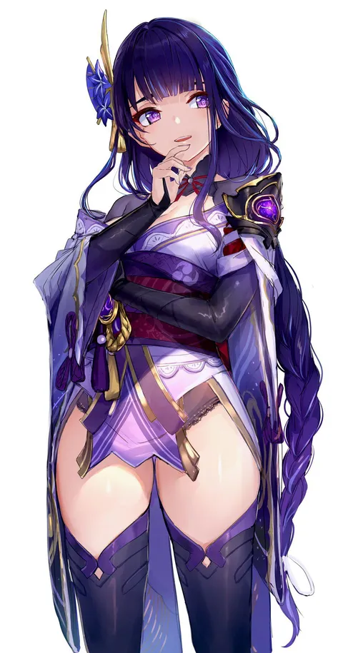 Raiden’s bewitching thighs [Genshin Impact]