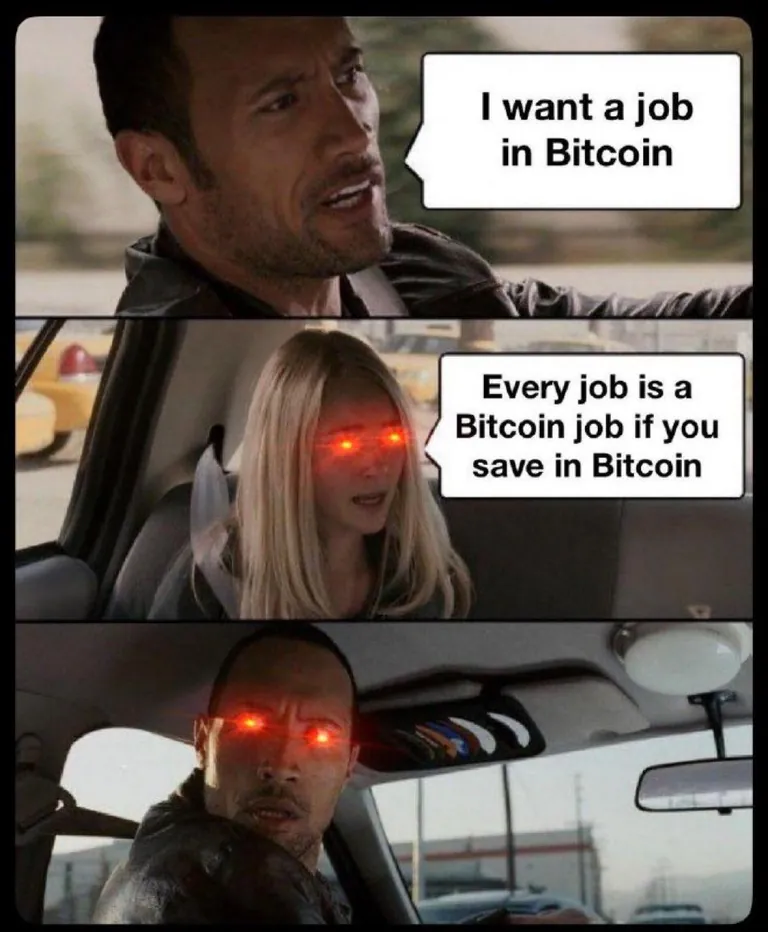 You already work for Bitcoin