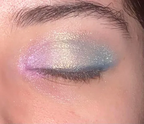 Mermaid inspired eyeshadow look