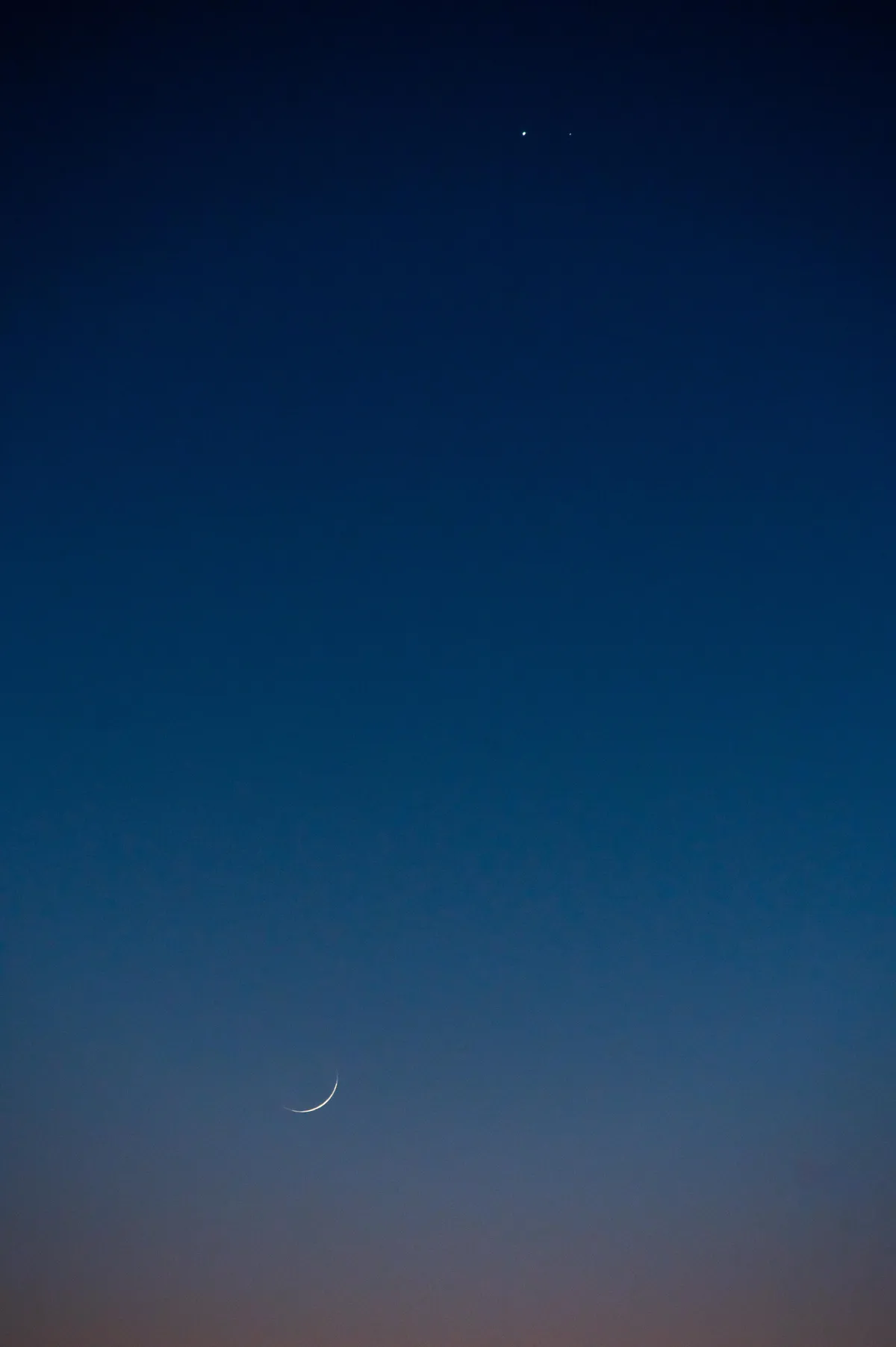 Venus, Saturn, and the Moon