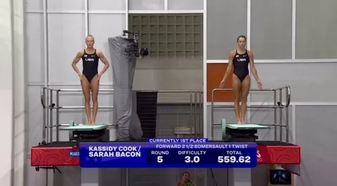 “One dive, for the Olympics.”