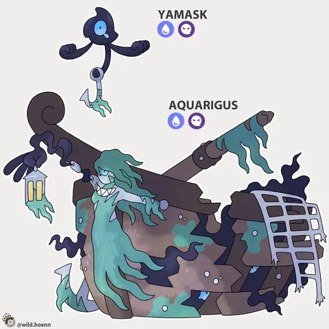 I designed a Yamask of every type!
