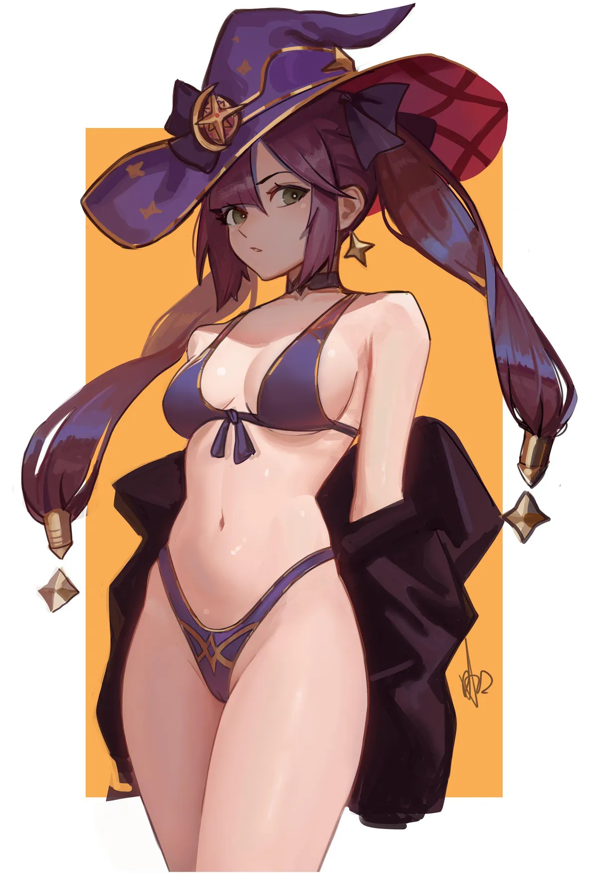 Mona in a revealing bikini