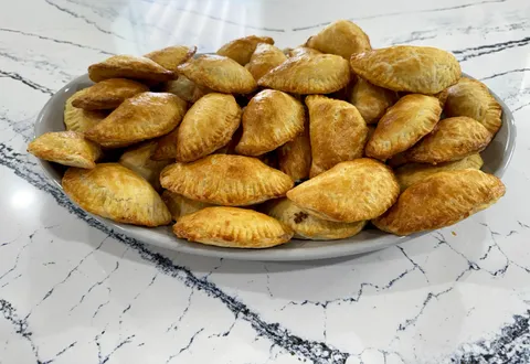 Smoked brisket and cheese empanadas for my kids school staff.
