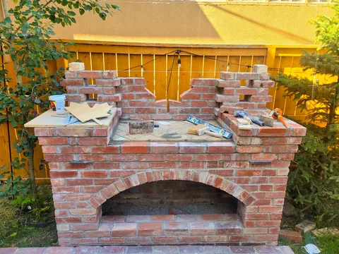 I built a BBQ this summer