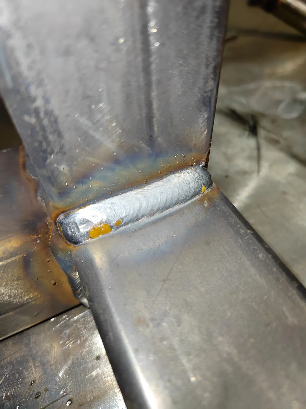 My welds vs my supervisors welds (who tells me I don't weld properly)