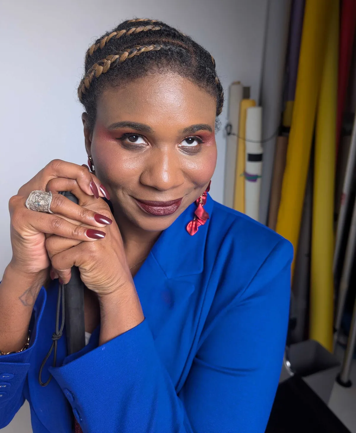 My SO is blind and I do her makeup, here's the look for her official Author Headshot! I played with some undereye, felt I got a bit carried away maybe