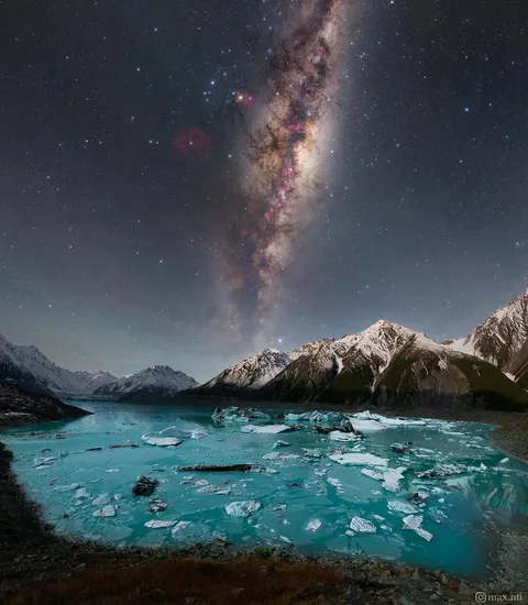 A Moonlit Lake in New Zealand