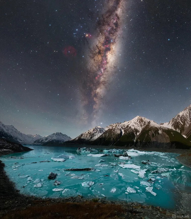 A Moonlit Lake in New Zealand
