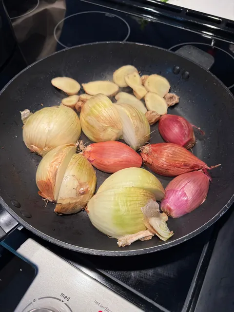 [homemade] 40 hour brisket, flank, marrow broth pho