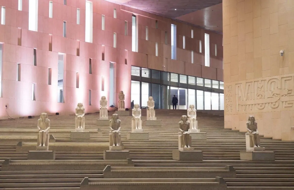 A look inside the Grand Egyptian Museum