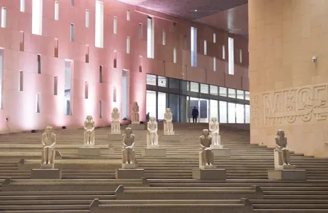 A look inside the Grand Egyptian Museum