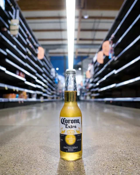 ITAP of empty shelves.