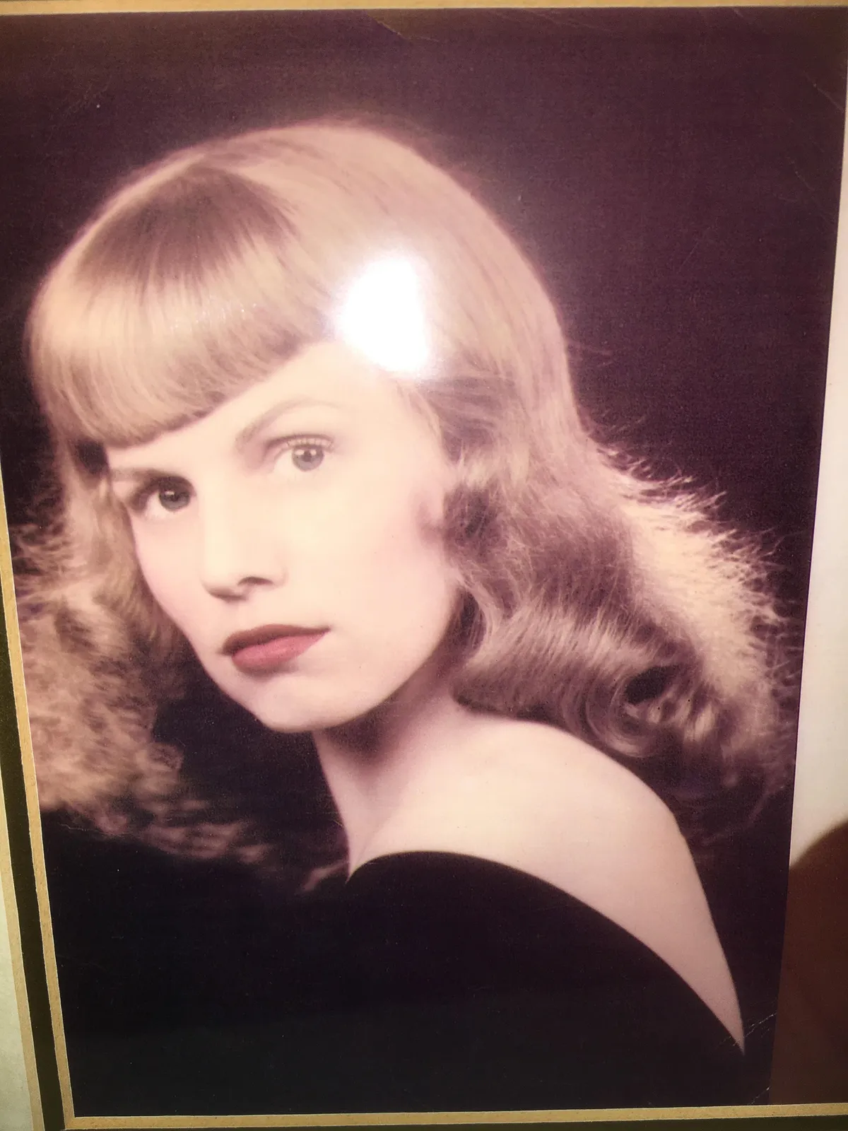 This is my grandmother who passed away today at age 89. (Circa 1948)