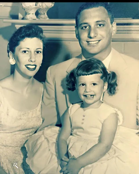 My mom &amp; grandparents, Texas, 1961