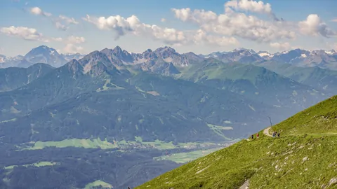 Innsbruck is wild. You can literally grab a coffee in a medieval old town and be sitting on a 2,300m alpine ridge 45 minutes later. Nordkette photo dump [OC]