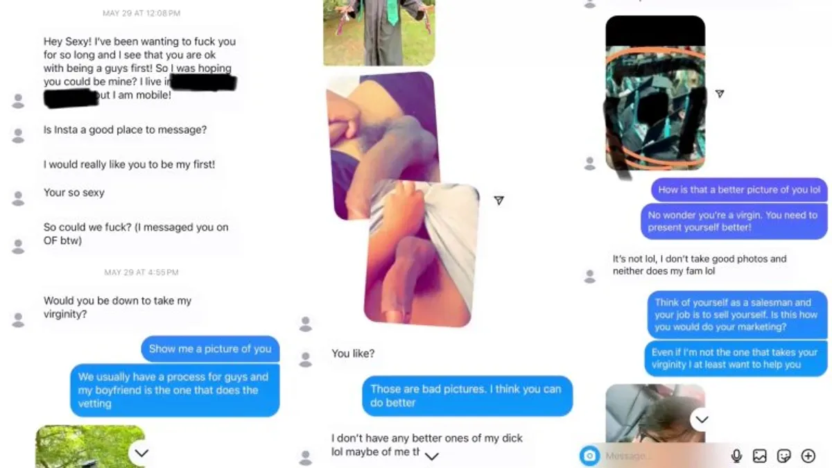 18 year old virgin gets his first time everything. Boyfriend gets fresh sloppy seconds!