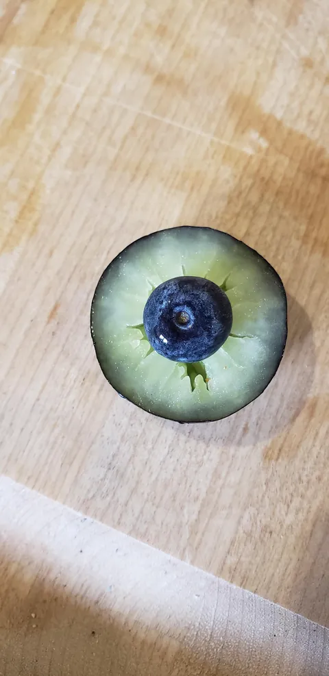 The biggest Blueberry I've ever seen. [Produce]