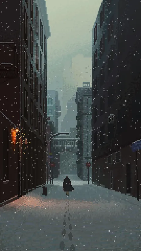 First Pixelart Scenery