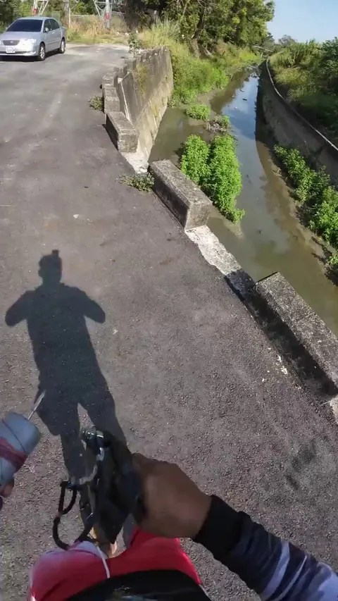 He's fishing with sniper aim.