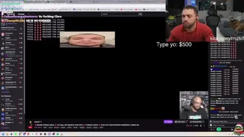 Lacari accuses Mizkif of sending him the inappropriate files; Miz threatens legal action