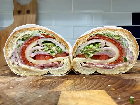 [homemade] sub sandwich