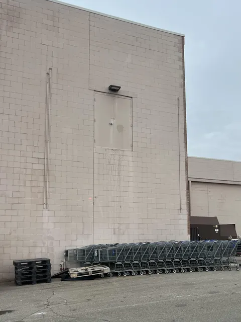 This door on the back of my local Kroger is two stories high and leads to nowhere.