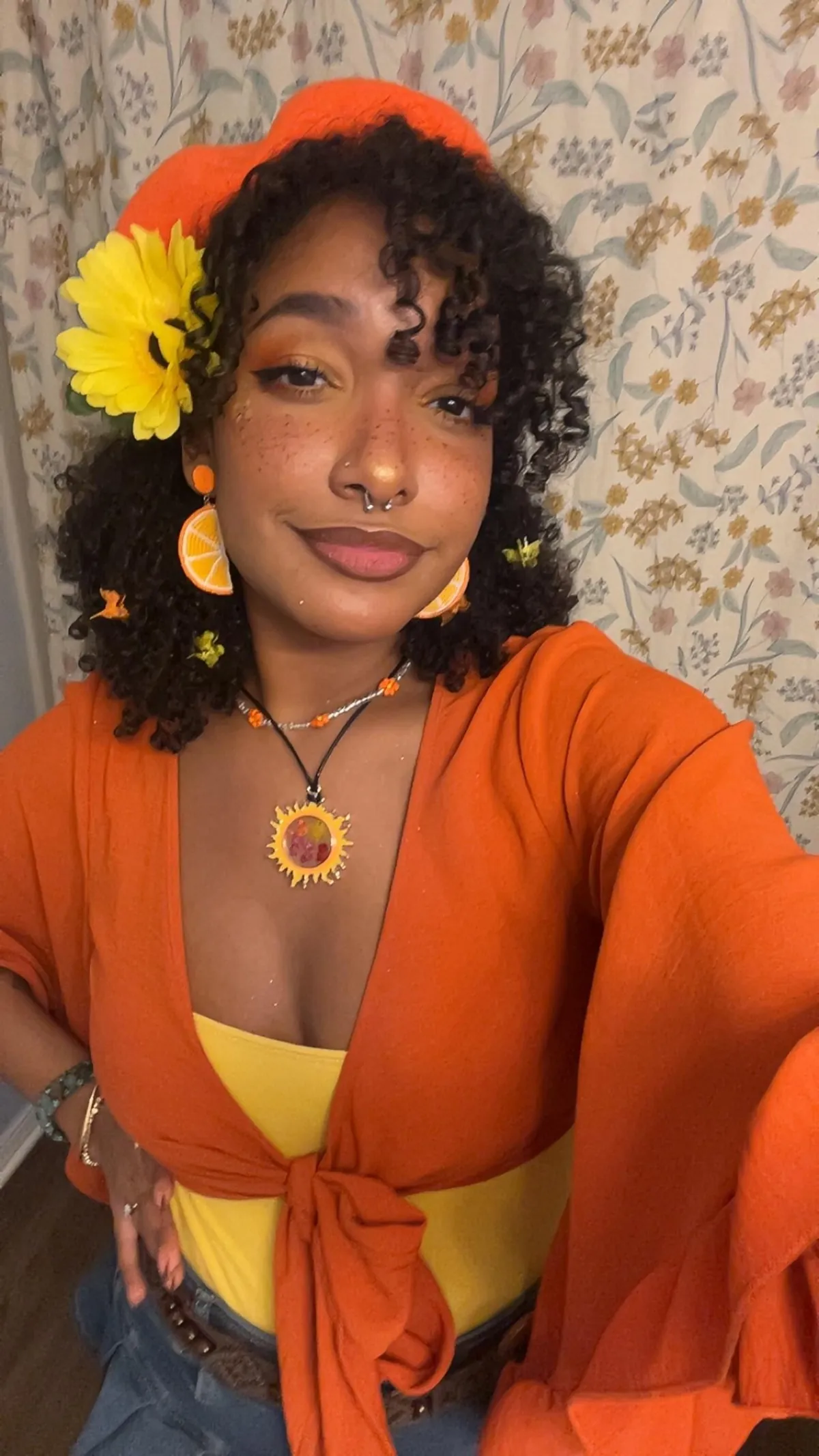 My friend and I were orange blossom and strawberry shortcake 🍊🌼🍓🍰