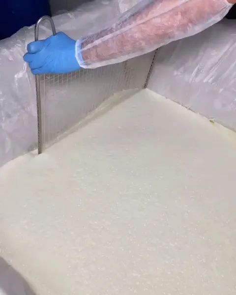 Cheese cutting &amp; pressing